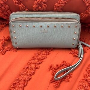 Kate Spade Gray Wristlet Wallet